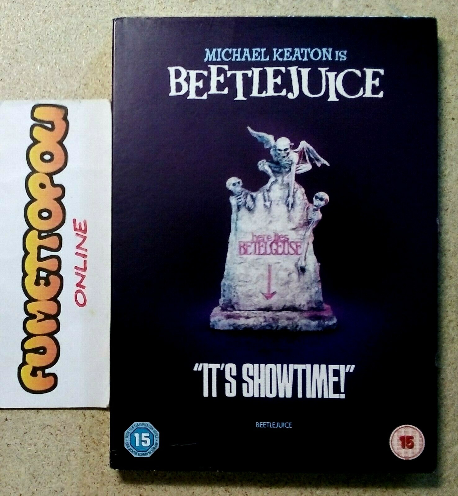 BEETLEJUICE DVD Warner Edizione Import con audio ITA M. Keaton Sigillato NUOVO