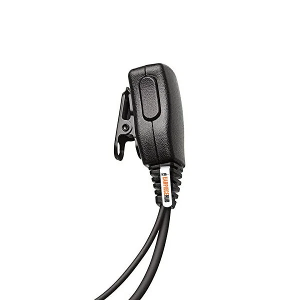 Motorola DP2400, DP2600, DP3441 D shape earpiece with PTT microphone - Image 2 of 4