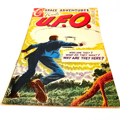 Space Adventures Presents UFO v3 #60 (Charlton 1967 VG+) Silver Age Mastroserio