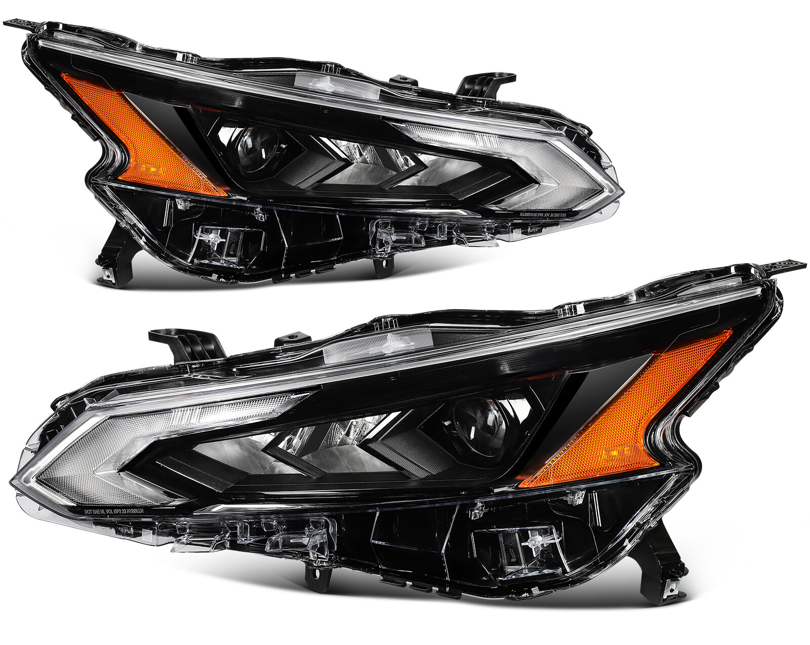 Headlight Assembly For Nissan For Altima 2023-2024 Full LED DRL w/Projector Pair