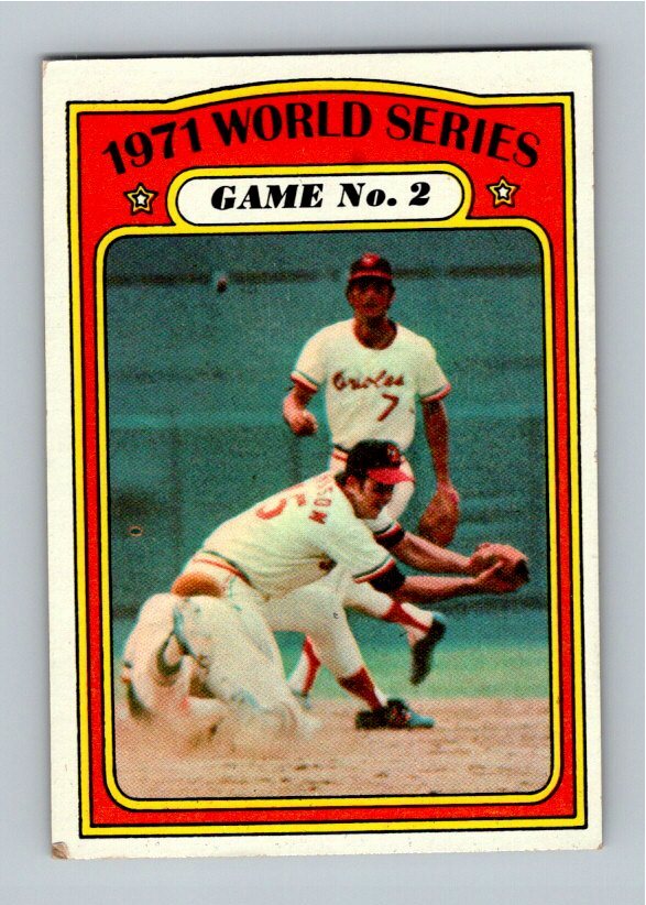 1972 Topps 1971 World Series Game 2 #224