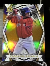 2022 Ceddanne Rafaela Bowman Chrome Draft Invicta Orange Refractor #BI-23 11/25