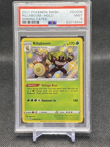 Rillaboom graded PSA 9 for sale on eBay