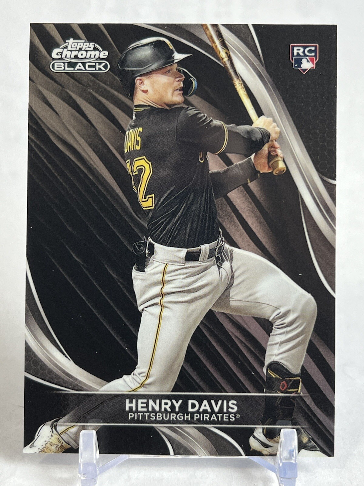 2024 Topps Chrome Black Henry Davis RC Pittsburgh Pirates Rookie #41