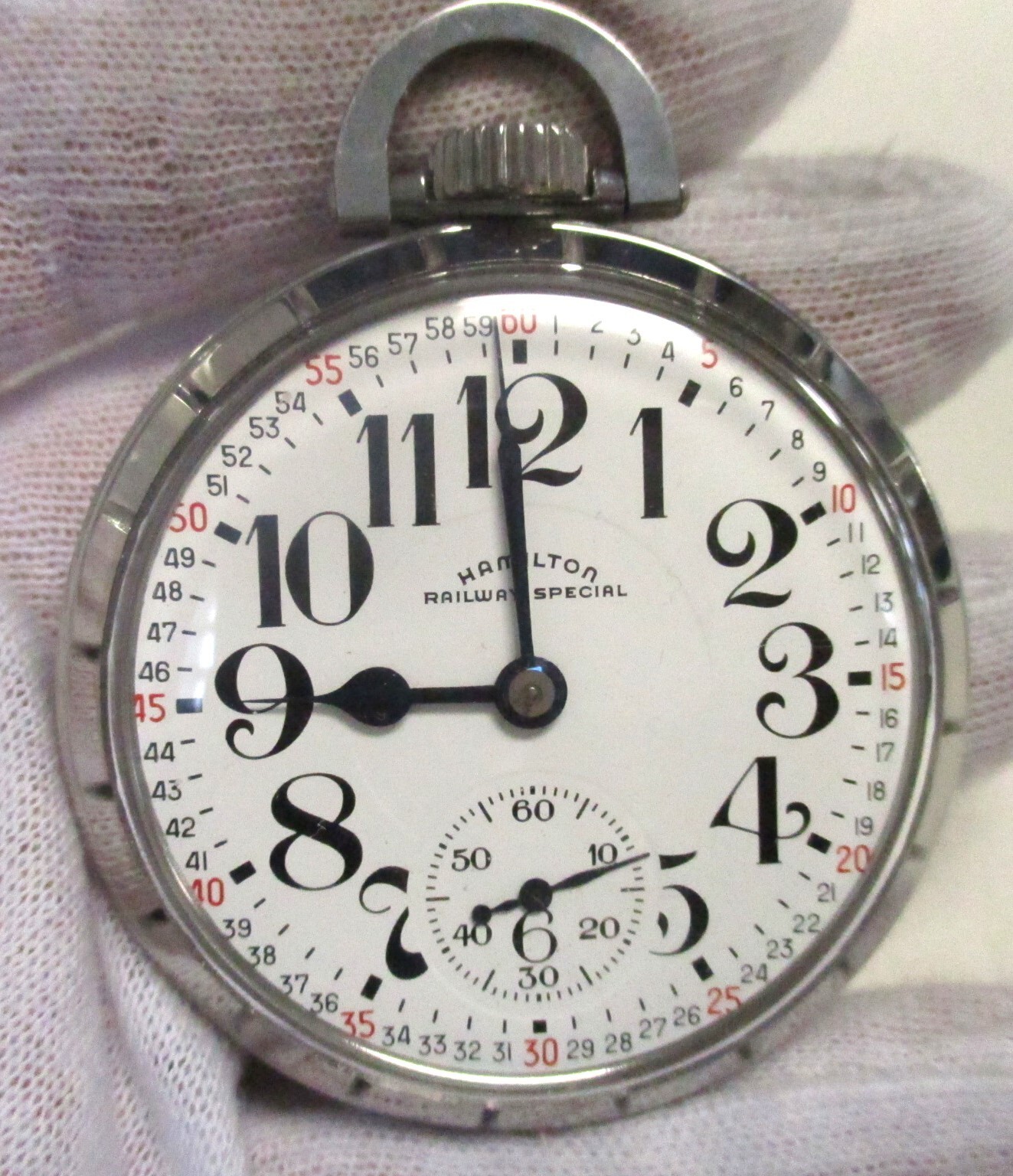 VINTAGE 1945 HAMILTON RAILWAY SPECIAL 992B 21 JEWELS SIZE 16 POCKET