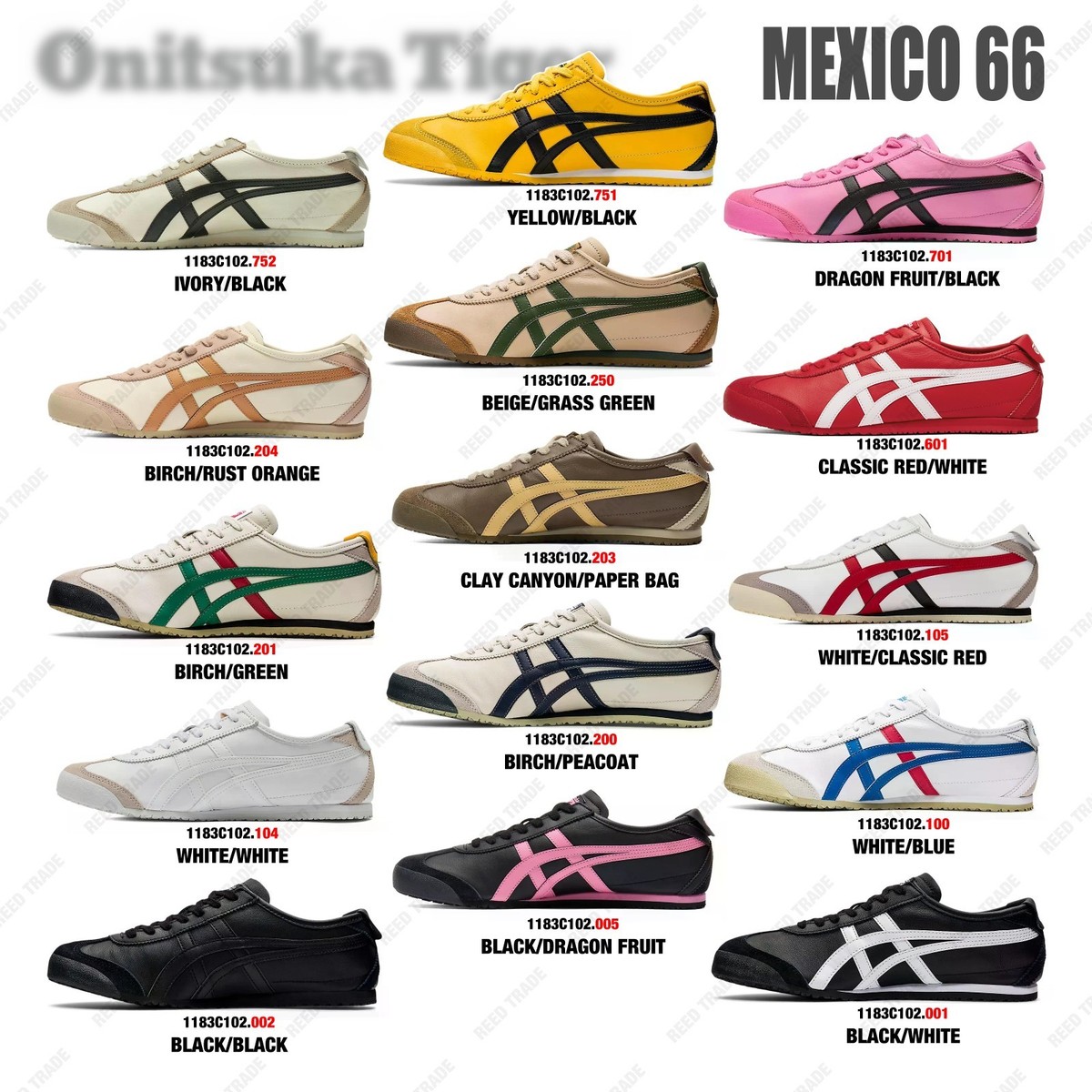 靴 Onitsuka Tiger MEXICO 66 1183C102 24.5 Onitsuka Tiger MEXICO 66 Sneakers 1183C102 Unisex Multi-color