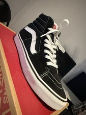 Vans Boots Site:5.5uk Black Sneakers Woman With Original Box