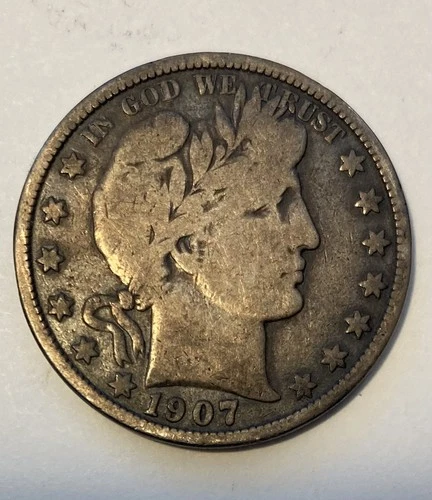 1907 Barber Half Dollar