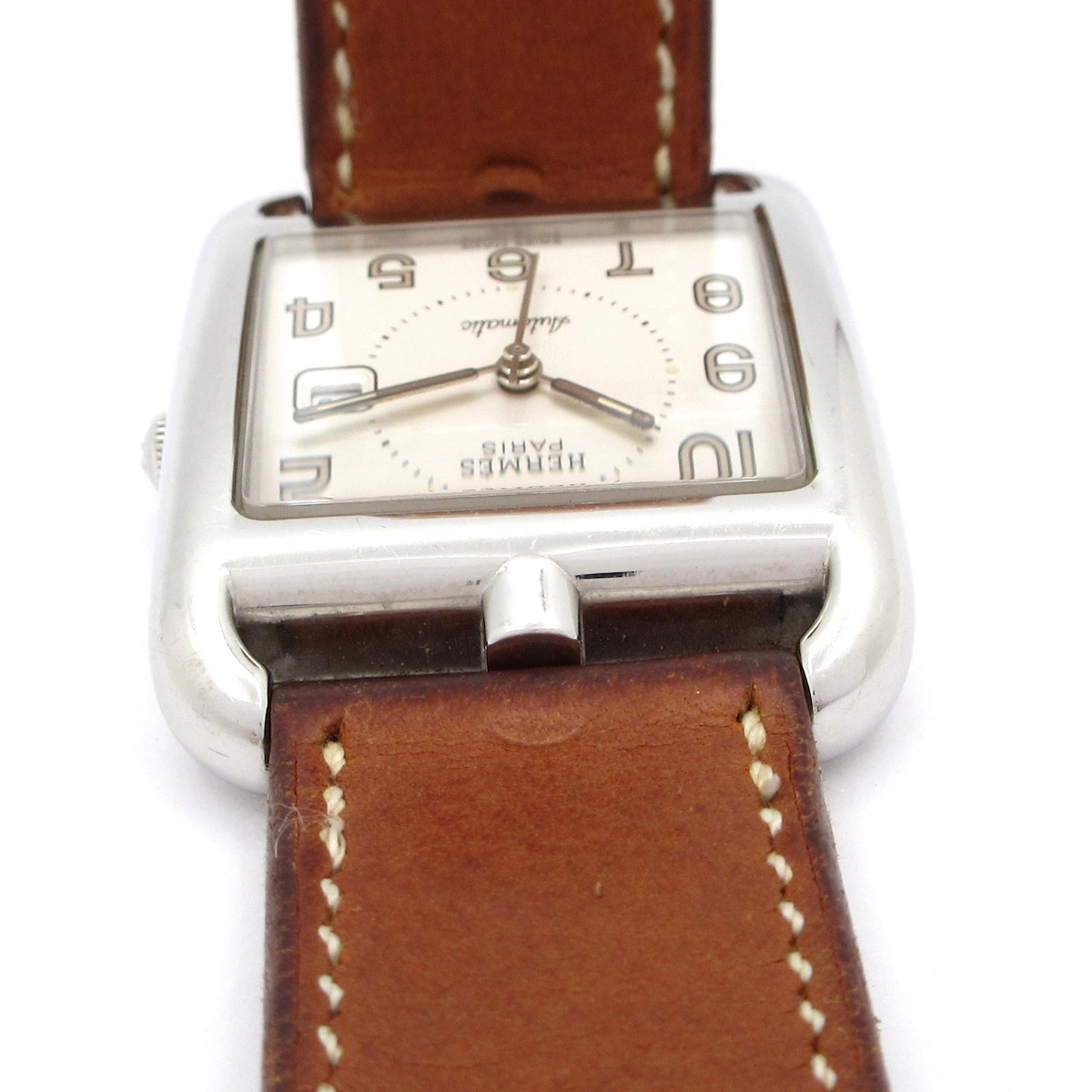 HERMES Cape Cod Double Tour CC1.710 1****** Silver Brown  display picture 3