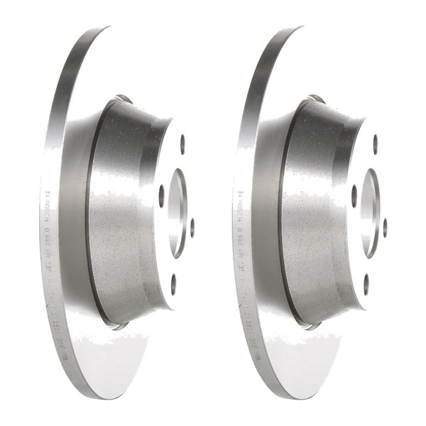 2 Bremsscheiben Ø 280 Mm Voll Bosch Bremsen-Expertise Passend FüR U.A. Audi 80-image