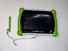 LeapFrog LeapPad Academy Learning Tablet with Stand, 16GB, Green, CRACKED SCREEN