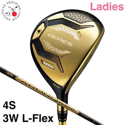 HONMA Beres 10 Ladies Fairway Wood 4S 4 Star 3W L-Flex ARMRQ FLIGHT Graphite New