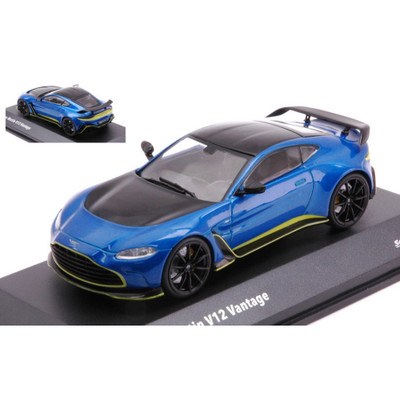 ASTON MARTIN V12 VANTAGE 2023 METALLIC BLUE 1:43 Solido Auto Stradali -D- Neues 