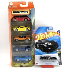Matchbox Porsche Heroes 5 Pack 911 918 914 Targa Cabrio Hot Wheels GT3 2025 New