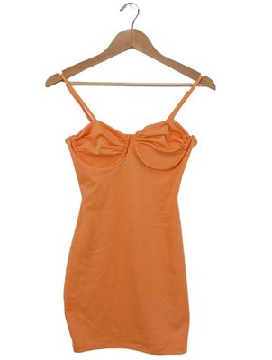 H&M DIVIDED Trägerkleid Damen Kleid Gr. DE 36 hellorange Casual-Look