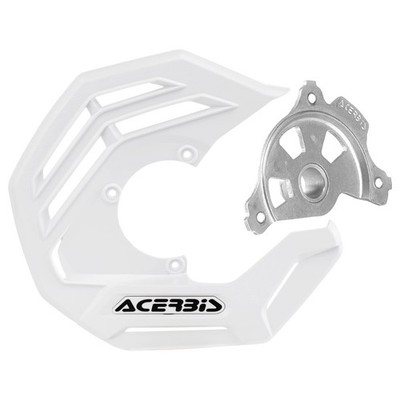 Acerbis X-Future Front Disc Cover with Mounting Kit White For Husaberg TE 300