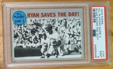 1970 Topps - N.L. Playoffs Nolan Ryan #197 - Ryan Saves the Day - PSA Mint 9
