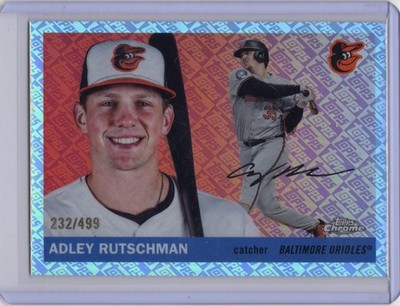 2025 Topps Chrome Platinum Adley Rutschman Logofractor /499 