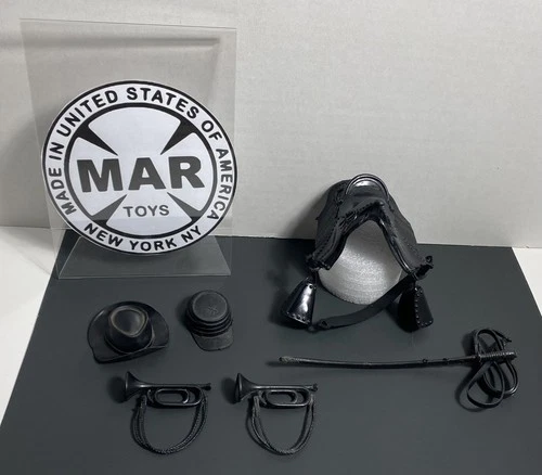 Vintage MARX BOTW Black Pony Saddle Calvary accessories