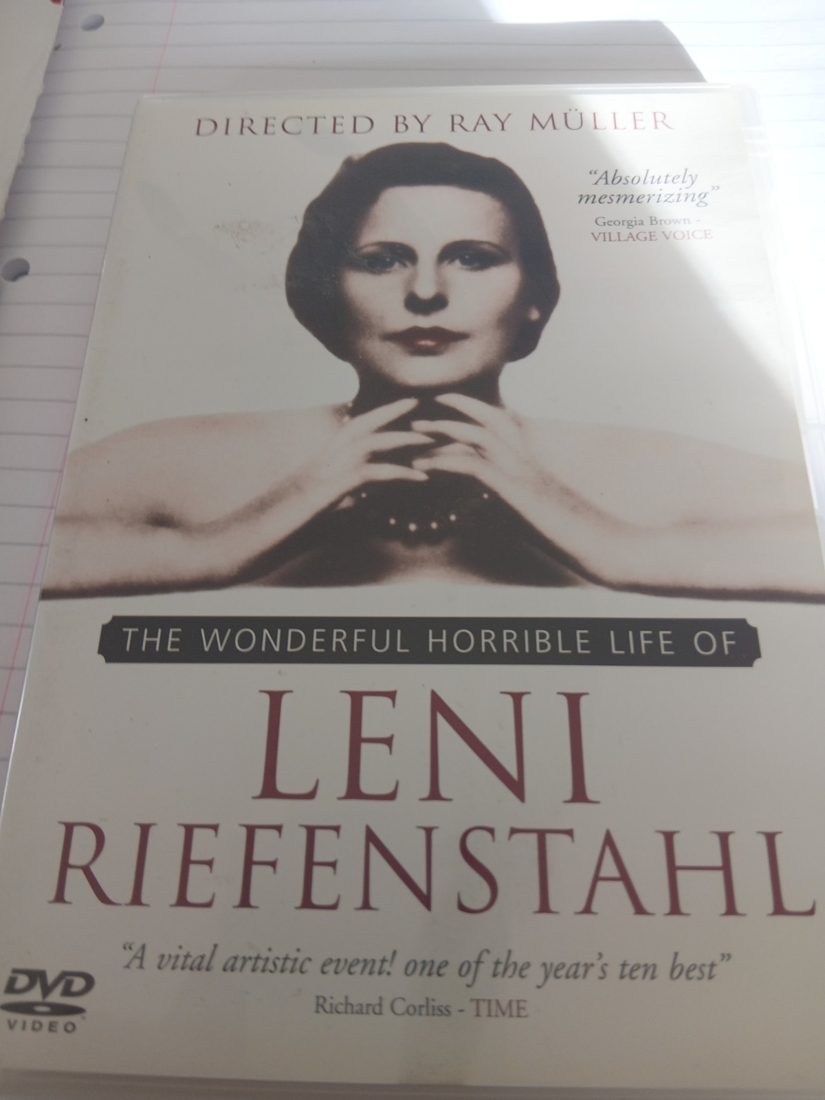 The Wonderful Horrible Life Of Leni Riefenstahl DVD UK R2 RARE OOP FREE UK POST