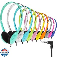 Yunsailing 10 Pack Bulk Over Ear Headphones Set On Ear Headsets E