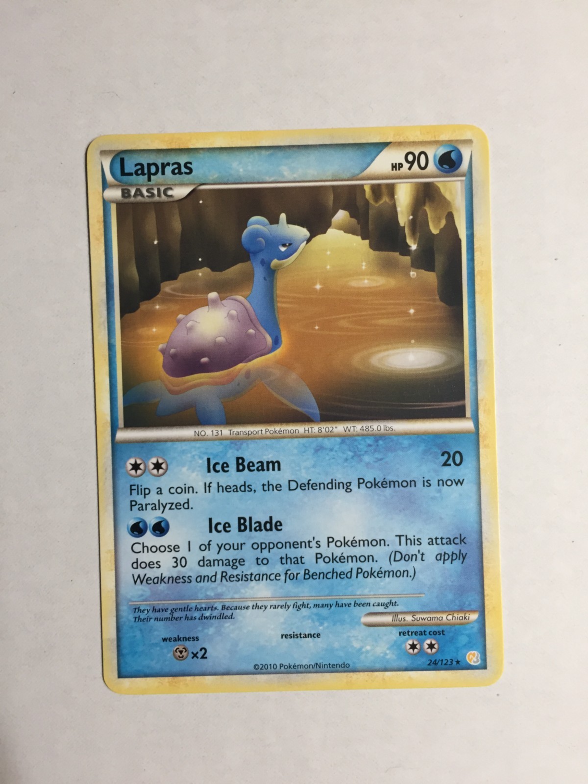 Lapras 24/123 Heartgold & Soulsilver Regular