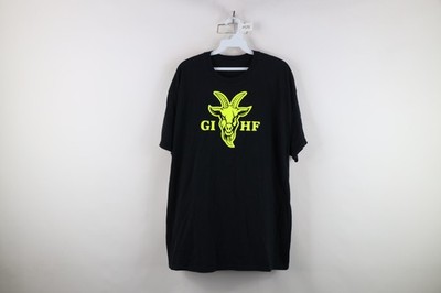 Streetwear Mens XL Distressed Rylo Rodriguez GIHF Goat In Human Form Rap T-Shirt