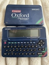 SEIKO ER6000 Thesaurus & Spellchecker Concise Oxford Dictionary SPARES REPAIR 