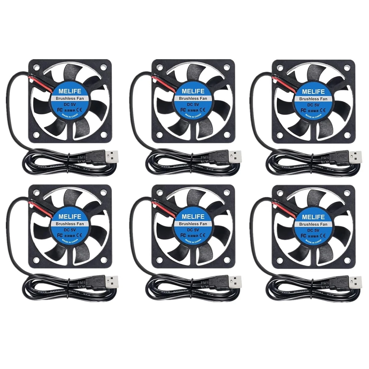 ECSiNG 4 Stück Kühlventilator DC 5V 35x35x10mm Bürstenloser