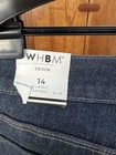 NWT WHBM Classic skinny Size 14 Glitter Denim — photo 3