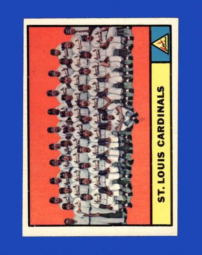 1961 Topps Set-Break #347 St. Louis Cardinals NM-MT OR BETTER *GMCARDS*