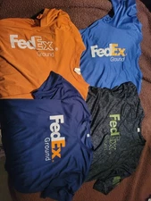 Fedex Ground Xl T Shirts Men's Short Sleeve T Shirts Lot Of 4