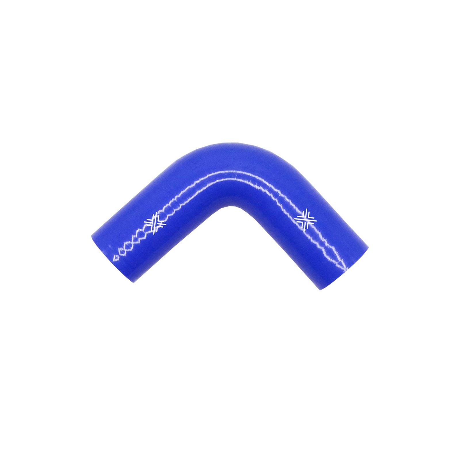 Pipercross Silicone Hose 90 Degree Elbow Bend 50.8mm Bore 4-Ply 152mm Legs Blue