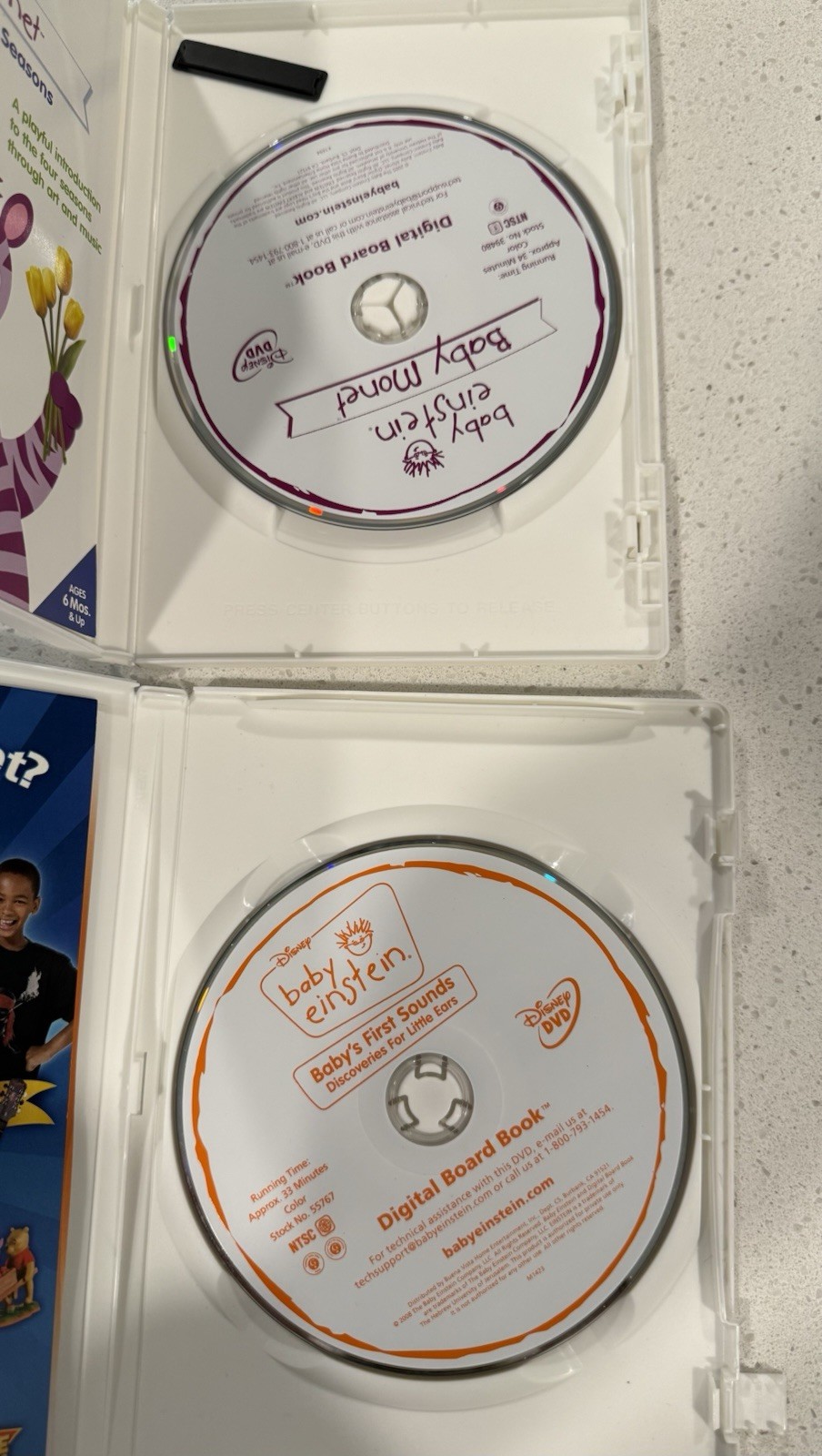 Baby Einstein DVD Lot of 6 Titles •