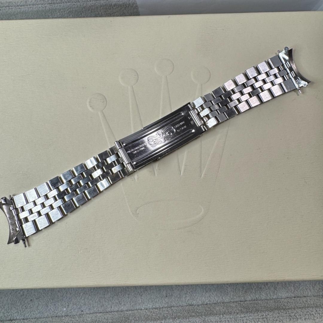ROLEX Genuine Band Jubilee Bracelet 555B 62510H Watch Silver SS