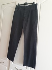 Next Men's Black Loose Fit Jeans Size W36" L91cm