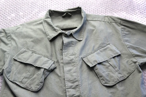 Rothco Jacket Mens Medium Green BDU Ripstop Field Button Front Reproduction image 9