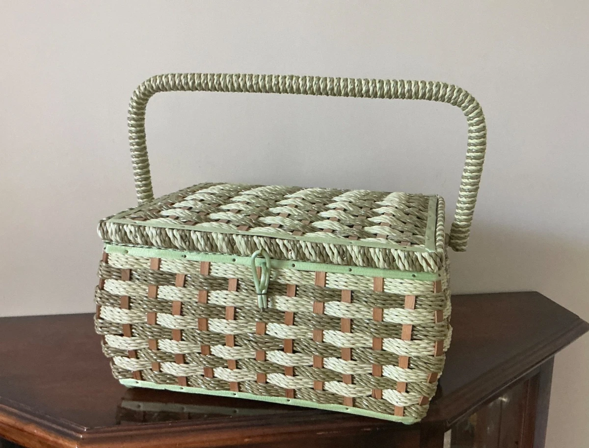 Vintage Sewing Basket Japan for sale | eBay