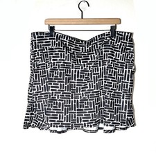Coral Bay black and white athletic golf skirt size XL B192