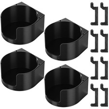 4 Sets Pegboard Shelves with Hooks Pegboard Wall Mounted Hanging Bin Holder O...
