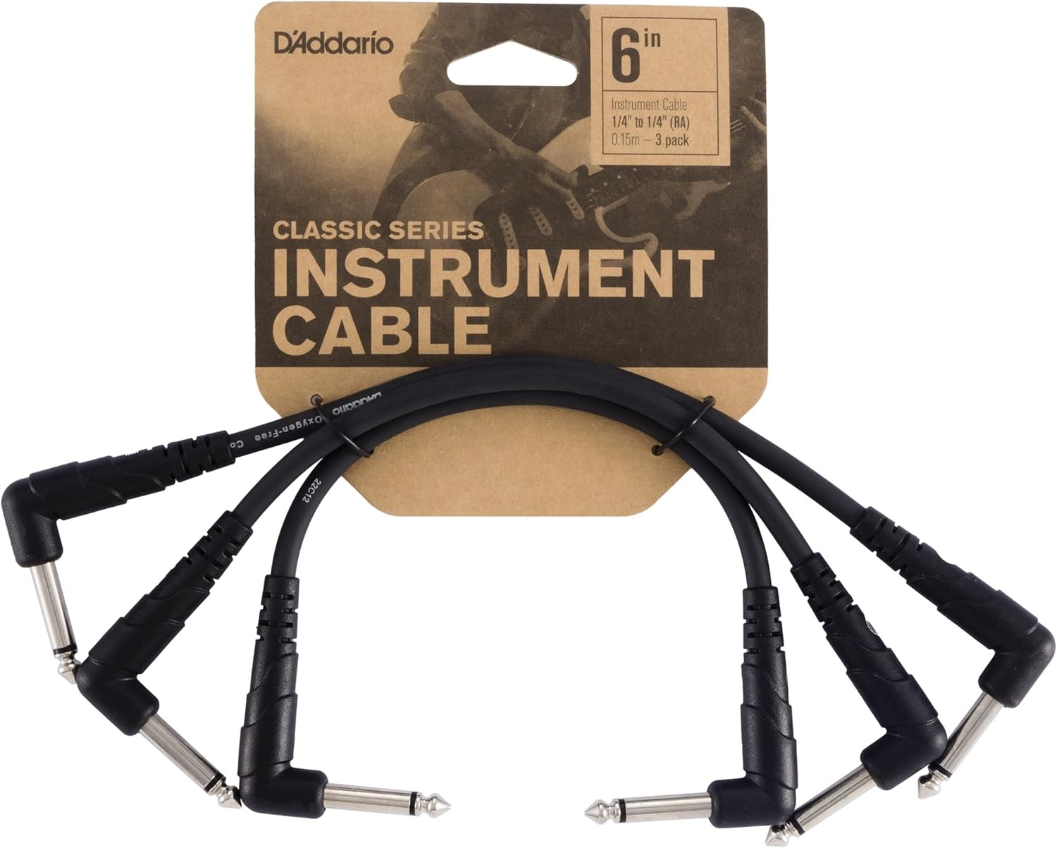 D’Addario Accessories Classic Series Guitar Patch Cables - Guitar Pedal Cable