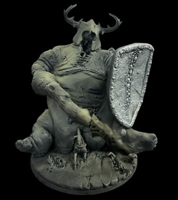 Kitbashed Warhammer Great Unclean One Hand Sculpted 