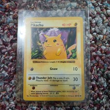 Pikachu (Red Cheeks) 058/102 Base Set (Shadowless) Regular