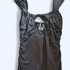Urban Outfitters Black Ruffle Dress Size L