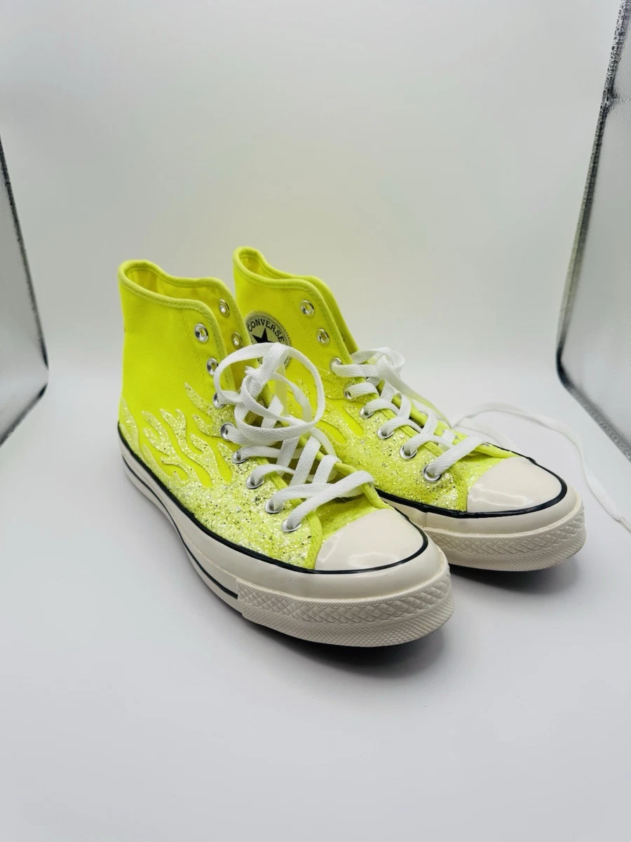 Converse Chuck 70 High Archival Glitter Flame - Black Egret W for