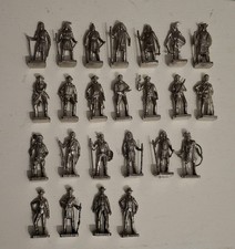 U-ei Soldatini kinder metal Metallfiguren Cowboys e Indiani cromati a scelta