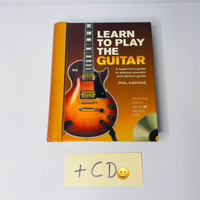 Learn to Play the Guitar Phil Capone A Beginner's Guide Acoustic Electric + CD