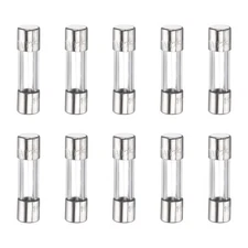 10pcs Glass Fuses Fast Blow 1A 125 Volt 5x20mm Fast Acting Fuse