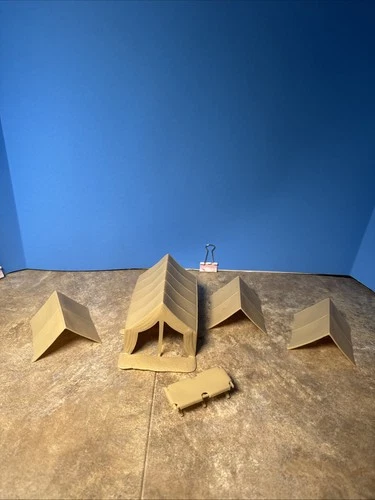 Vintage Marx Blue & Gray Civil War playset Tents And Cot