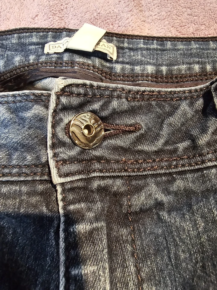 Dana Buchman Capri Jeans Size 10 Womens - Imagem 3 de 4